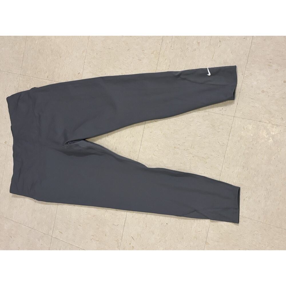 Nike Dri-FIT Women's Gray Running Stretch Leggings w/ Mesh Size XL NWT